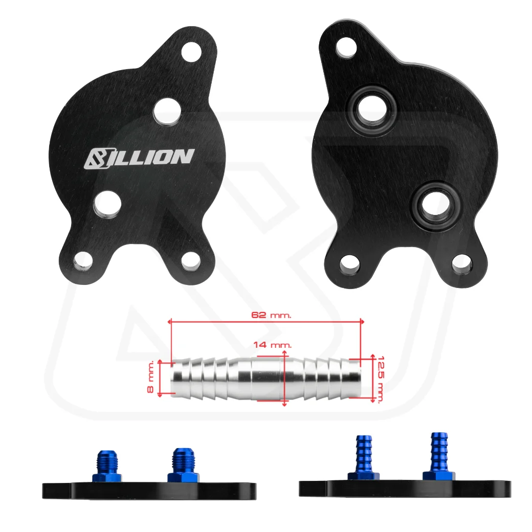 อแดปเตอร์ออยเกียร์ CVT Billion M14x1.5 สำหรับ Mazda 2 / Mazda 3 Skyactiv Diesel / CX-3 / CX-30 / CX-5 / CX-8