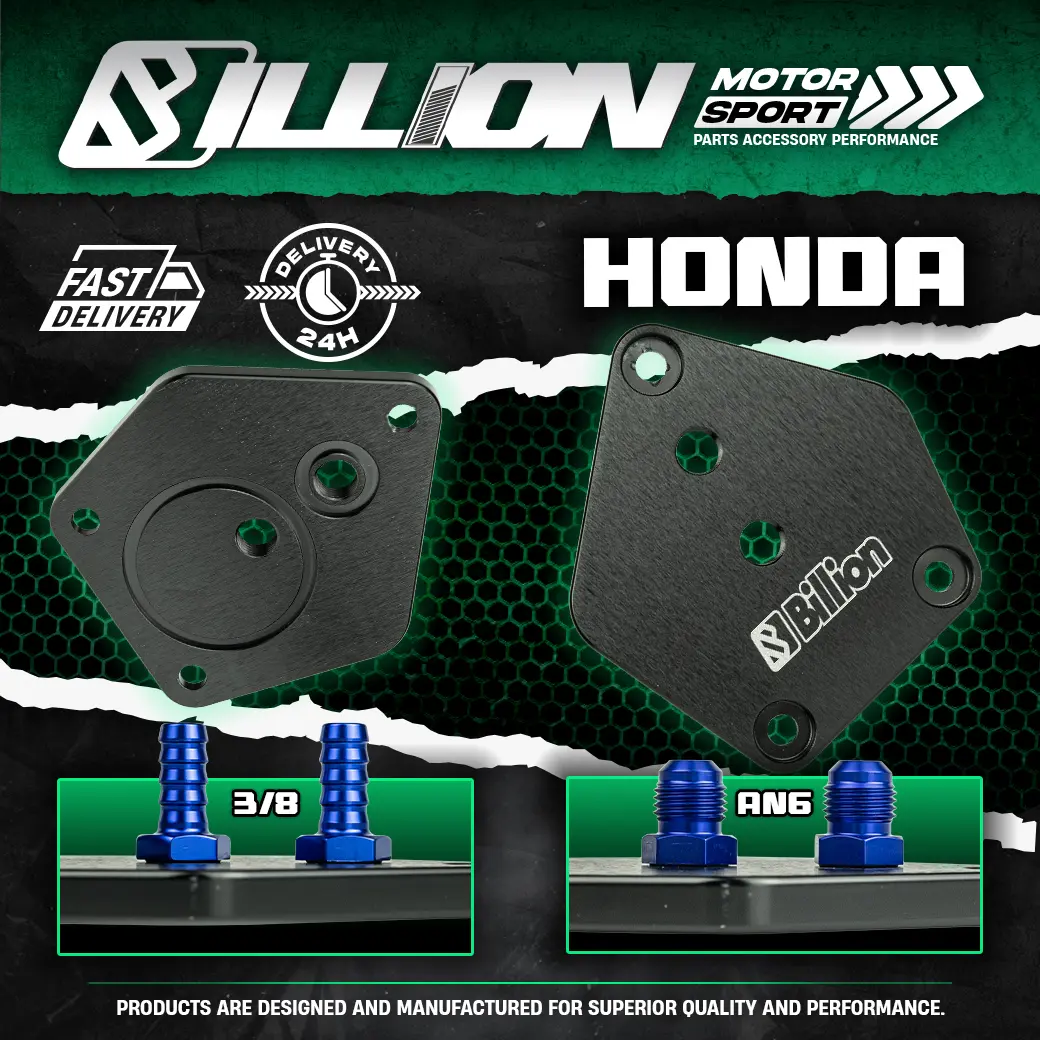 Transmission CVT Adapter Billion สำหรับ HONDA + M14x1.5 O-Ring to AN6