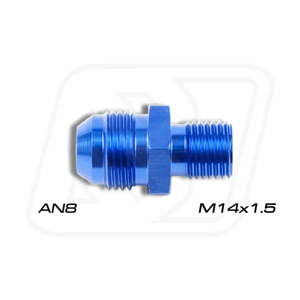 Billion ข้อลดเกลียว M14X1.5 ออก AN8 [BLUE]