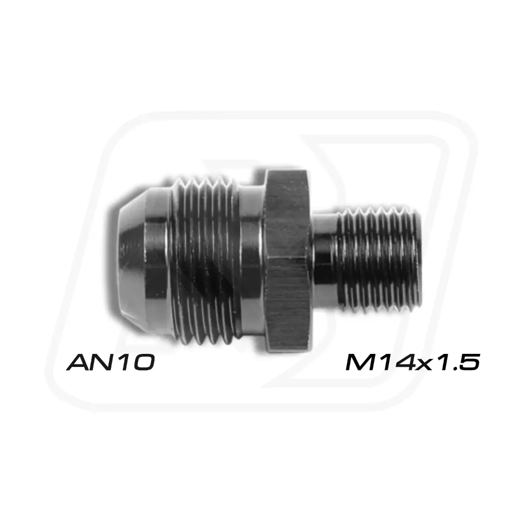 Billion ข้อลดเกลียว M14X1.5 ออก AN10 [BLACK]