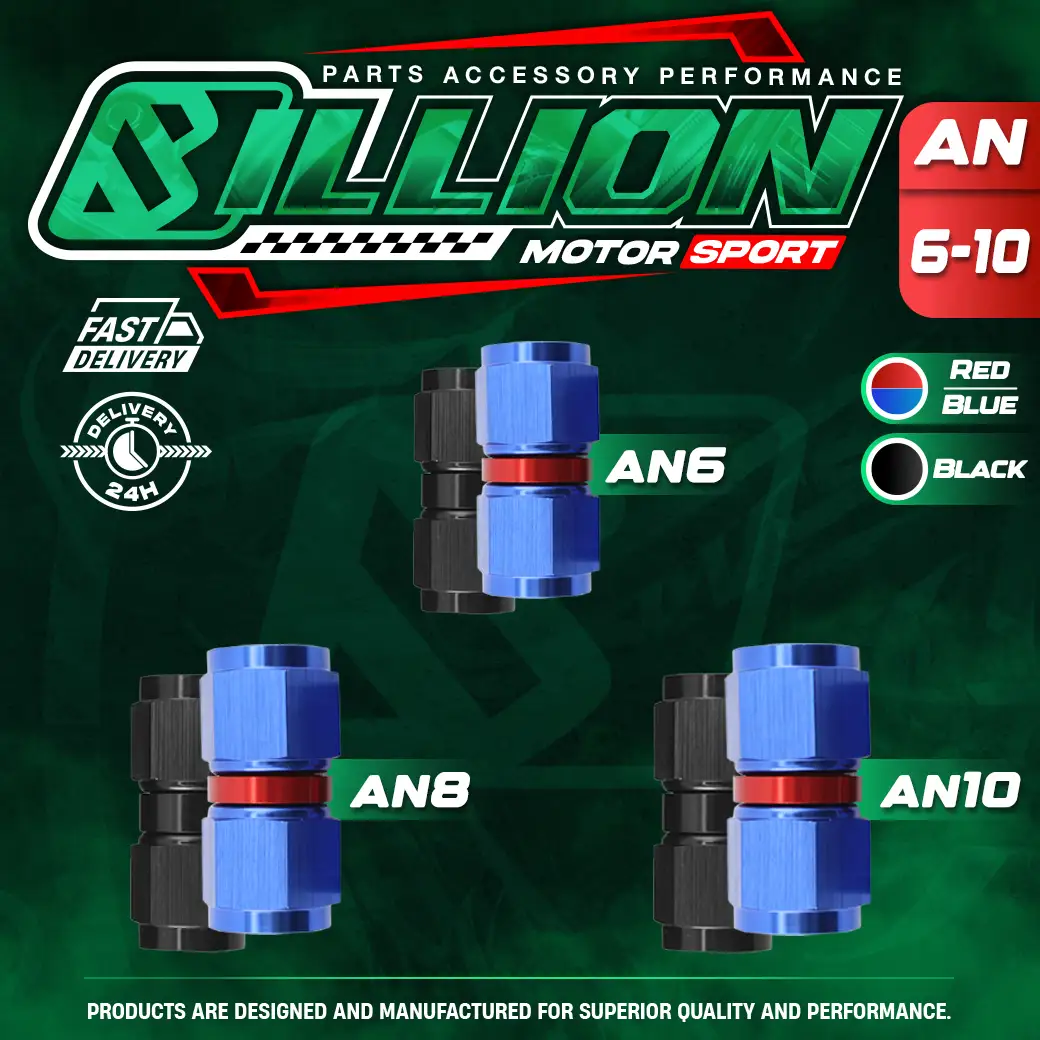 Billion ข้อต่อตัวเมีย ออก 2 ทาง AN6 [BLUE]