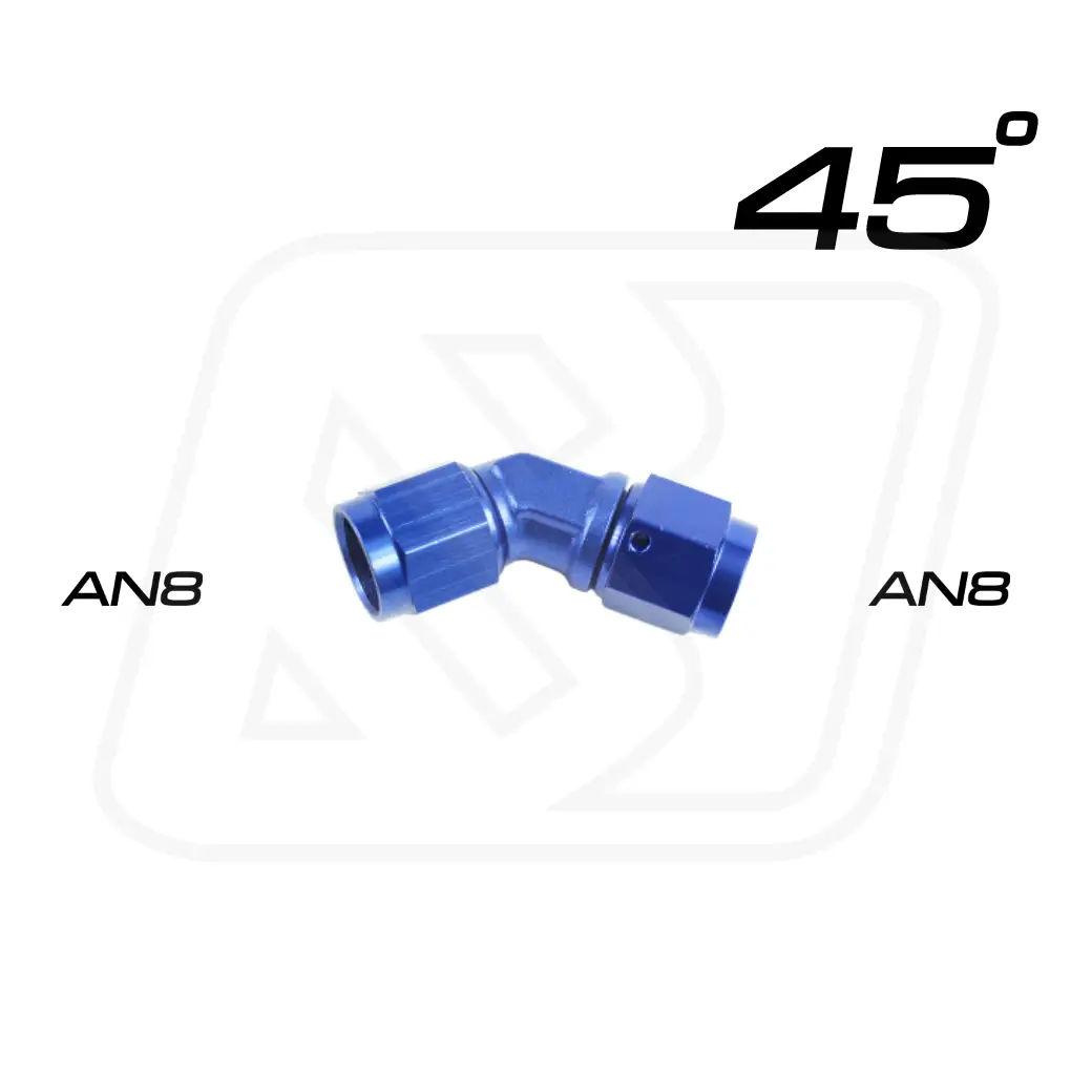 Billion ข้อต่อตัวเมีย 45 องศา ออก 2 ทาง AN8 [BLUE]