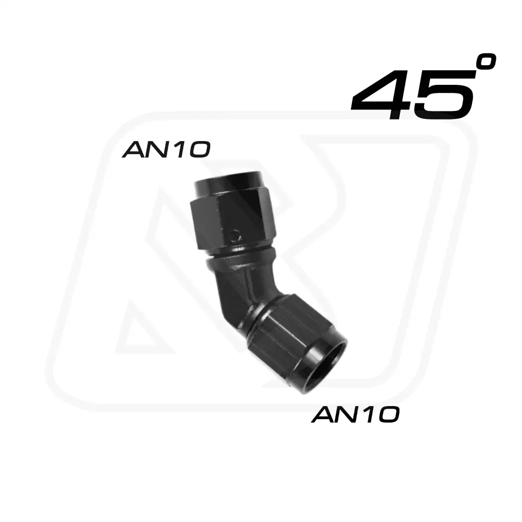 Billion ข้อต่อตัวเมีย 45 องศา ออก 2 ทาง AN10 [BLACK]