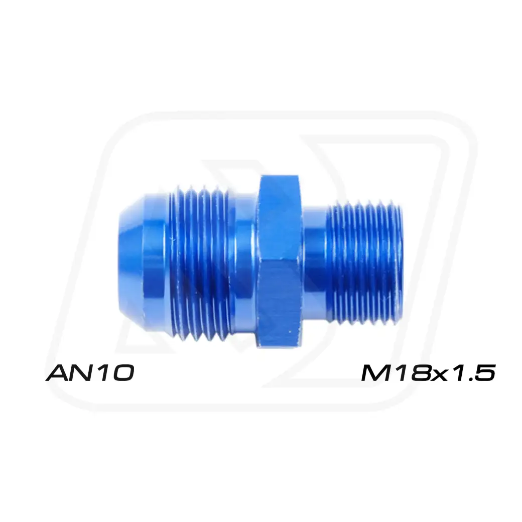 Billion ข้อลดเกลียว (044) M18X1.5 ออก AN10 [BLUE]