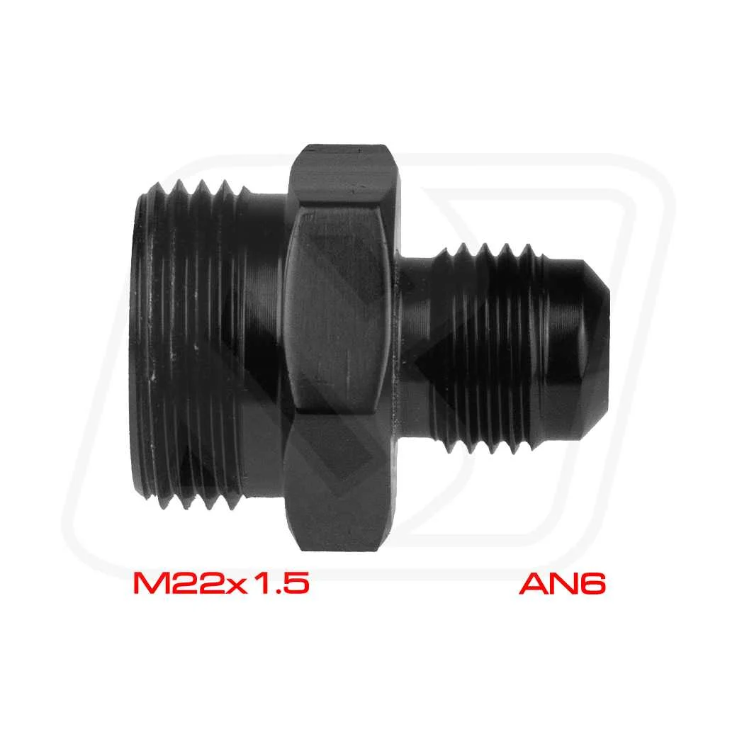 Billion ข้อลดเกลียวออยคูลเลอร์ M22x1.5 ออก AN6