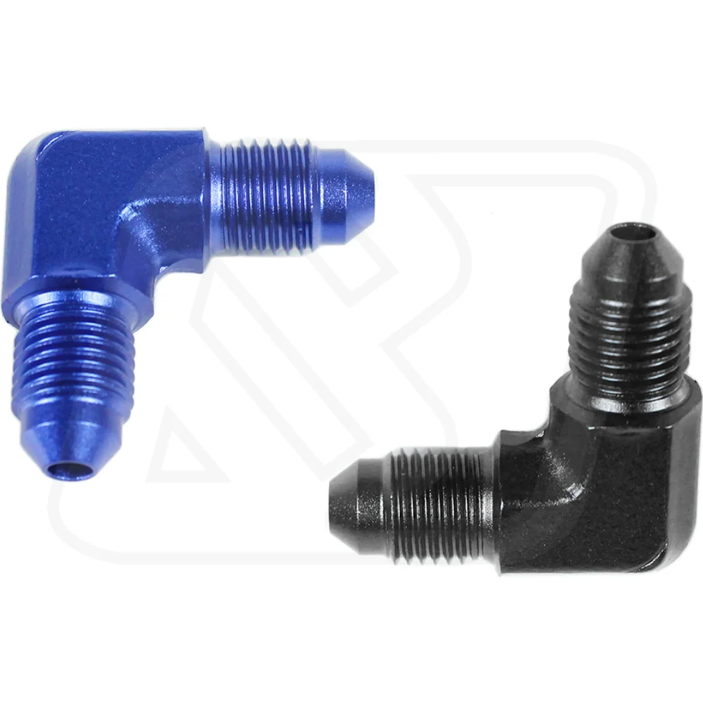 Billion ข้อลดเกลียว แบบ 90 องศา [AN3 ออก AN3] BLUE