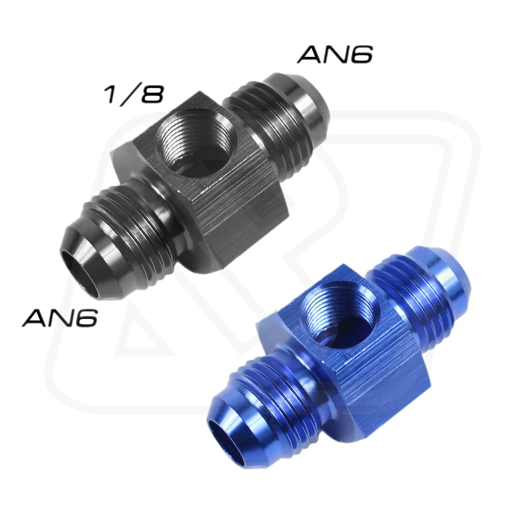 Billion Adapter Fuel Press 1/8 ออกเกลียว สองทาง AN6 [BLACK]