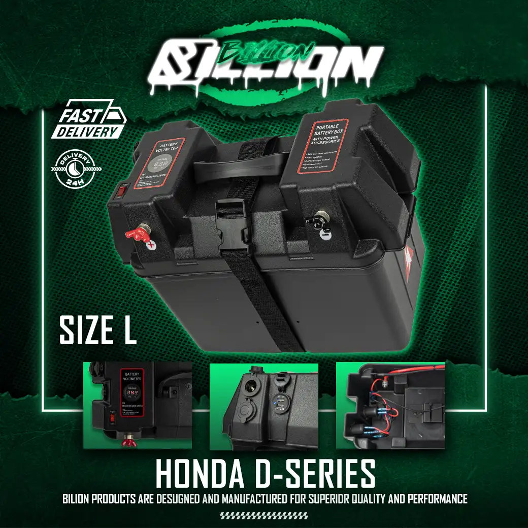 Billion กล่องแบตเตอรี่ Multifunction V3 (300x200x200mm.) ขนาดใหญ่ (Size-L)
