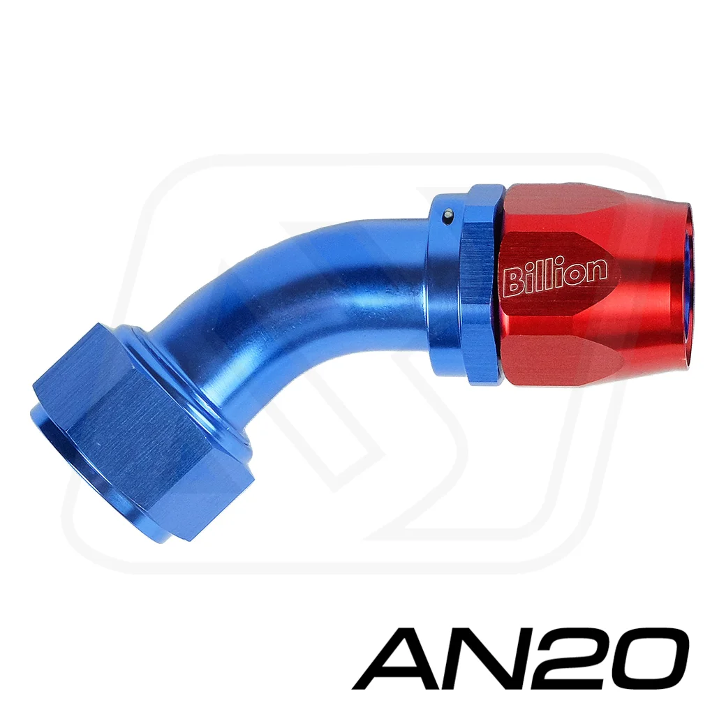 Billion ข้อต่อ 45 องศา ขนาด AN20 [BLUE-RED]