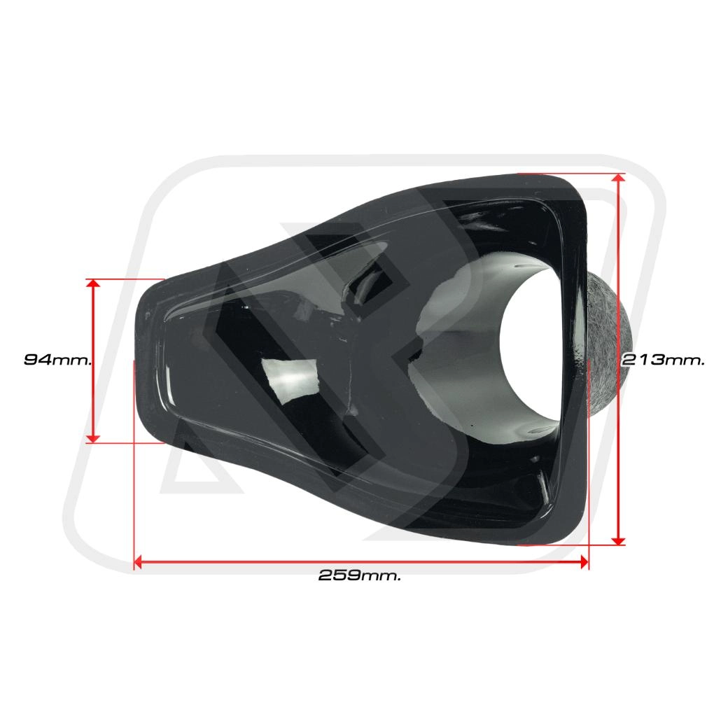Billion ช่องดักลมไฟเบอร์ NACA Duct Hood (102mm.)