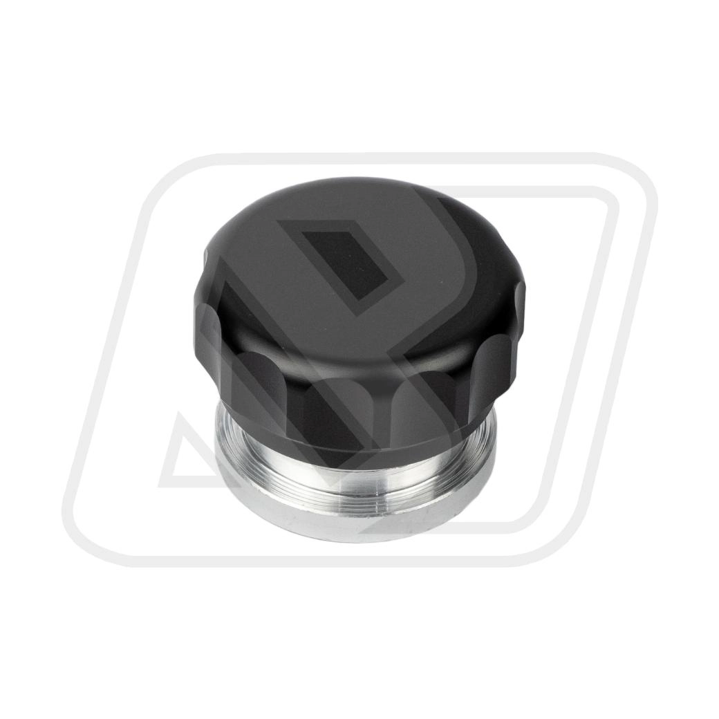 Billion ฝาปิดถังอลูมิเนียมคอเชื่อม CNC 2 นิ้ว (สีดำ)