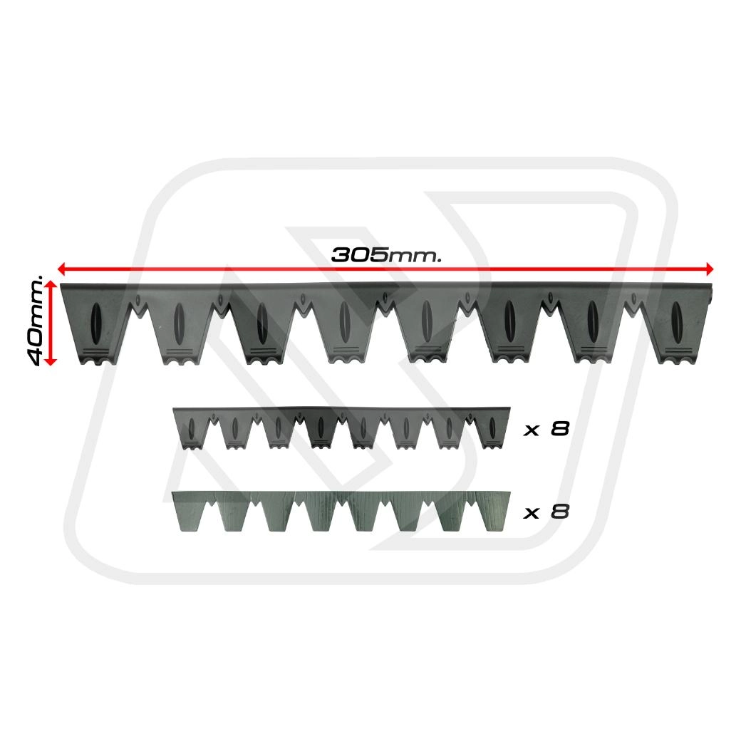 Billion ยางกันกระแทกกันรอย ลิ้นหน้า + กันชน (Front Bumper Lip Protector)