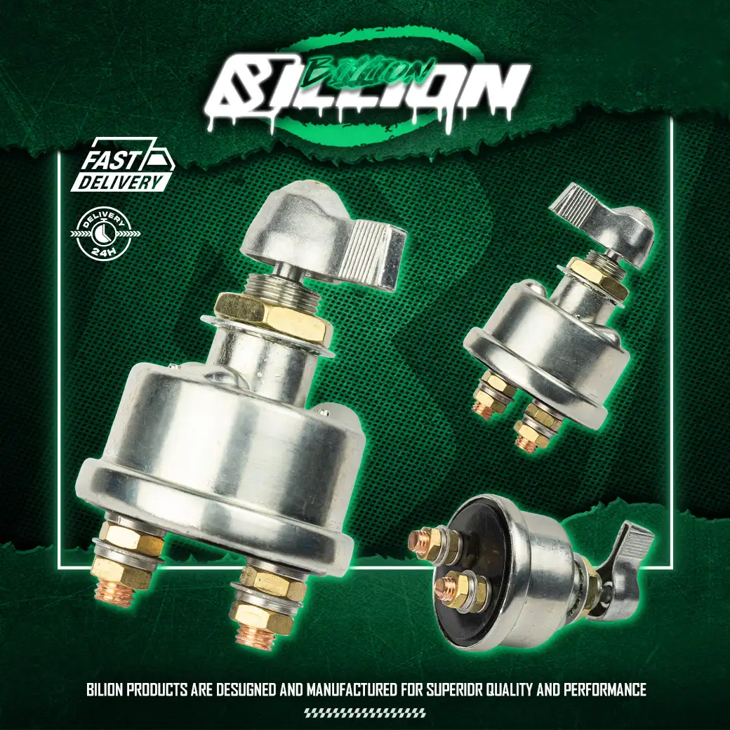 Billion สวิทช์ตัดไฟแบตเตอรี่ 12V ทรง Moroso