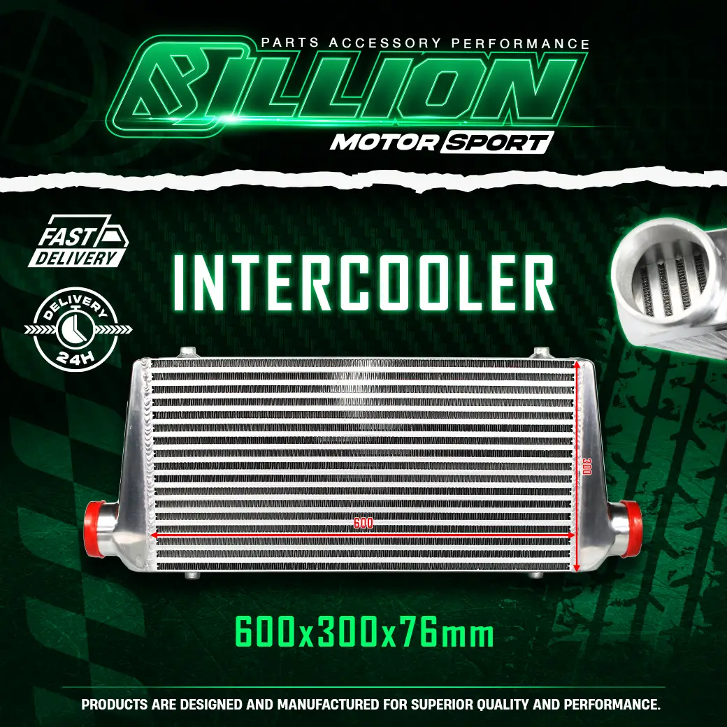 อินเตอร์คูลเลอร์ Billion ขนาด 600x300x76mm. (หลอดเหลี่ยม)