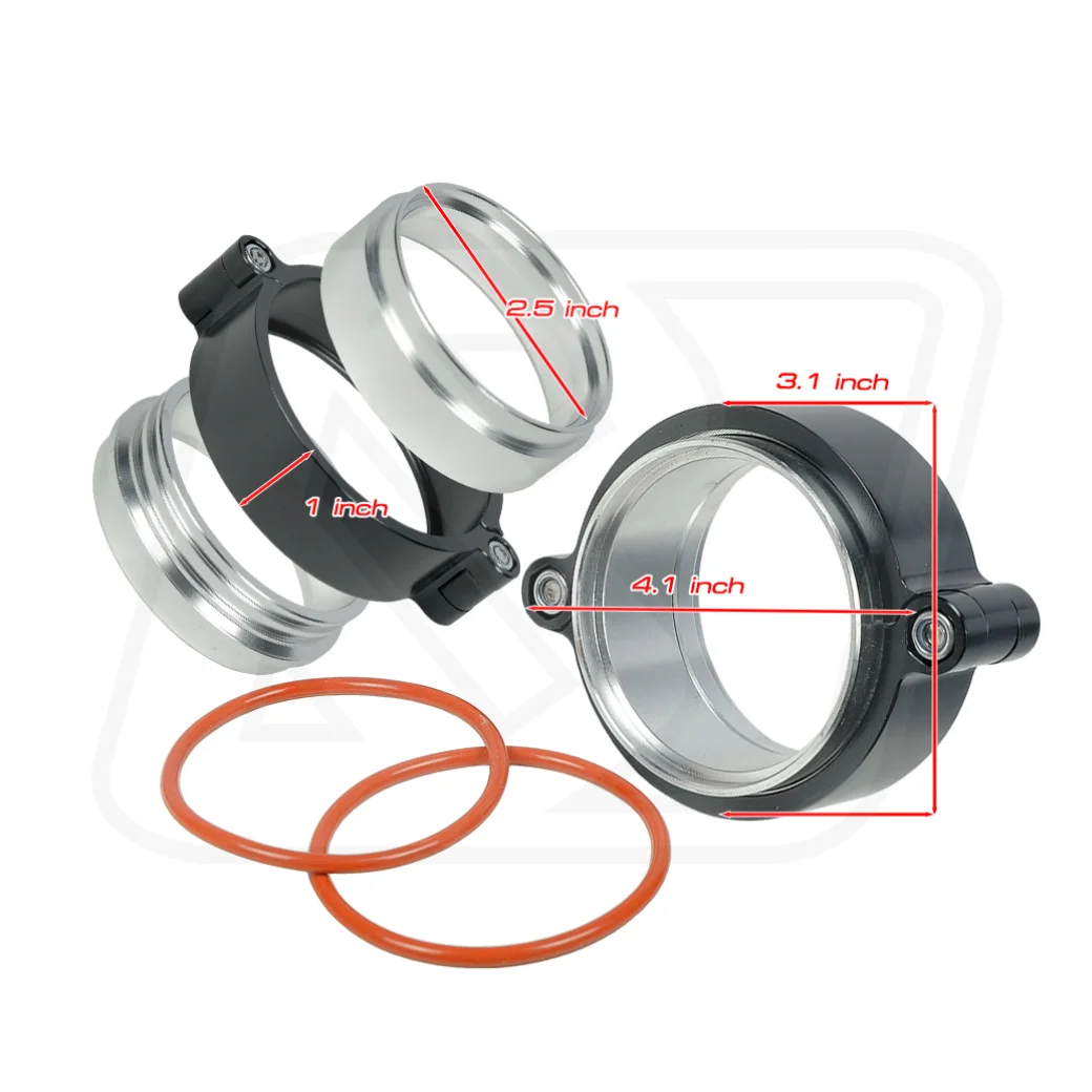 Billion V-Band Clamp เข็มขัดรัดท่ออินเตอร์ อลูมิเนียม [2.5Inc]