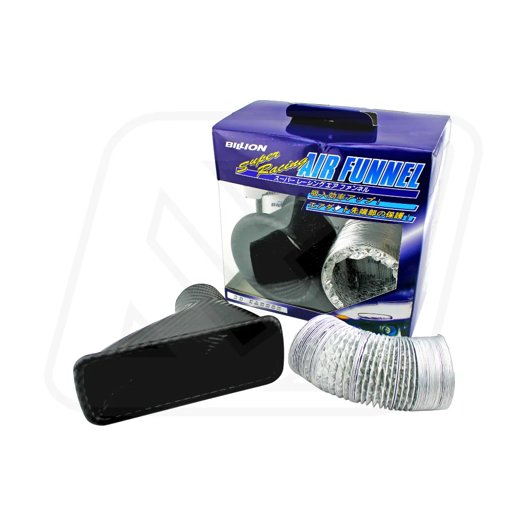 Billion ปากแตร ลายคาร์บอน ขนาด 64mm (ทรงกลม/ทรงเหลี่ยม)