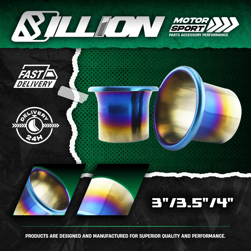 Billion ปากแตร สีไทเทเนียม (3.5")