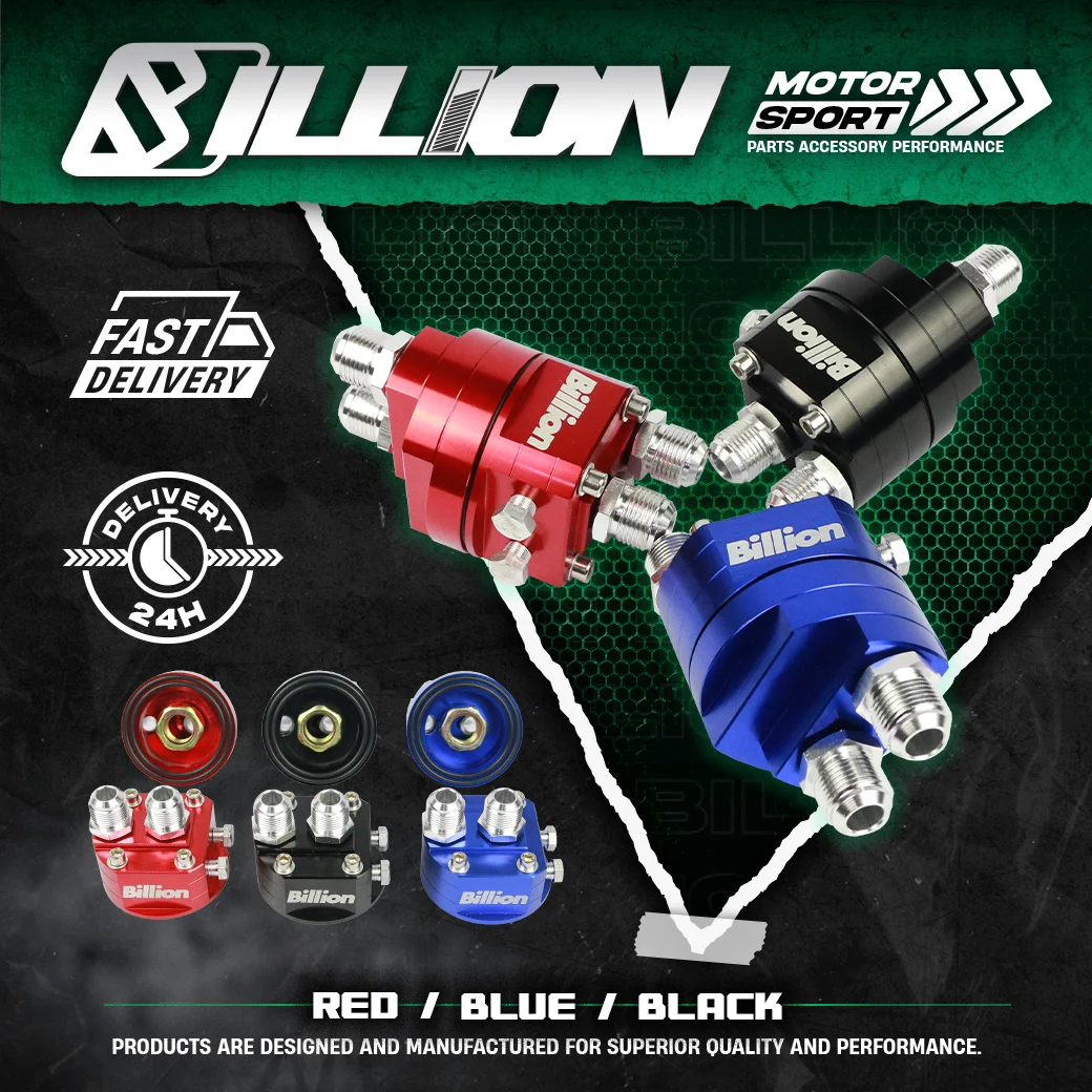 อแดปเตอร์ย้ายกรองน้ำมันเครื่อง Billion (Black)