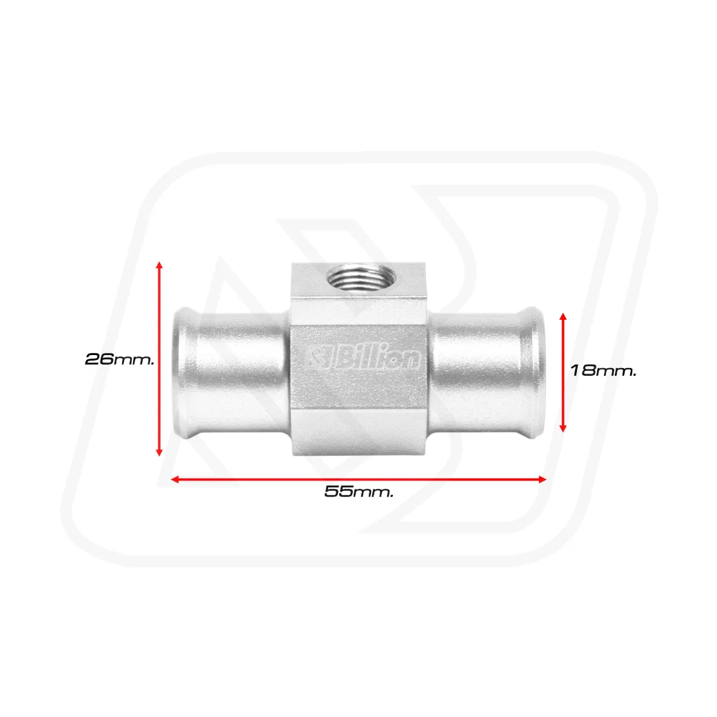อแดปเตอร์ Water Temp Billion 18mm. Silver