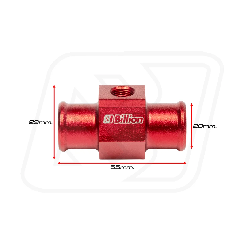 อแดปเตอร์ Water Temp Billion 20mm. Red