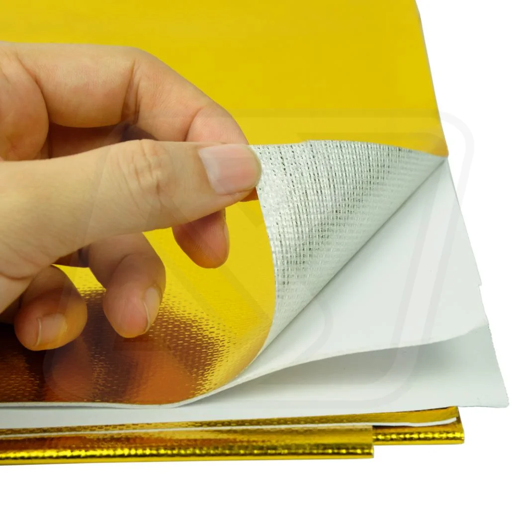 Billion ฉนวนแผ่นฟอยล์กันความร้อน 39x47 นิ้ว แบบมีกาว สีทอง (GOLD)