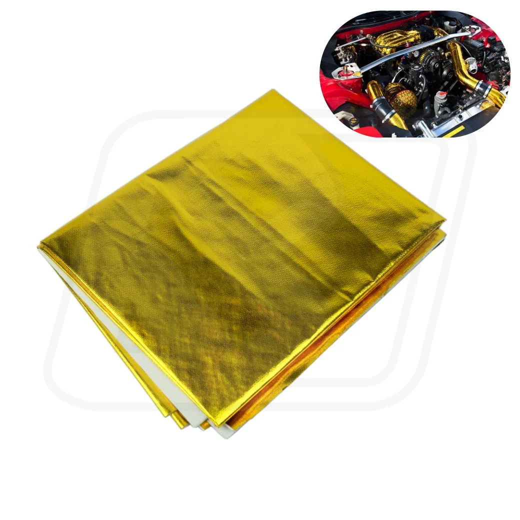 Billion ฉนวนแผ่นฟอยล์กันความร้อน 39x47 นิ้ว แบบมีกาว สีทอง (GOLD)