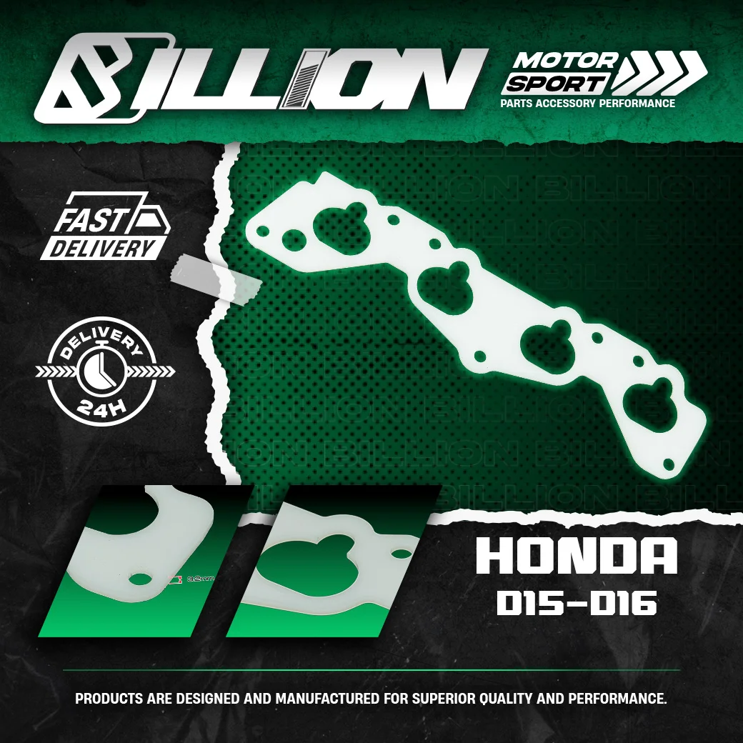 Billion ปะเก็นท่อร่วมไอดี Honda เครื่อง D15-D16