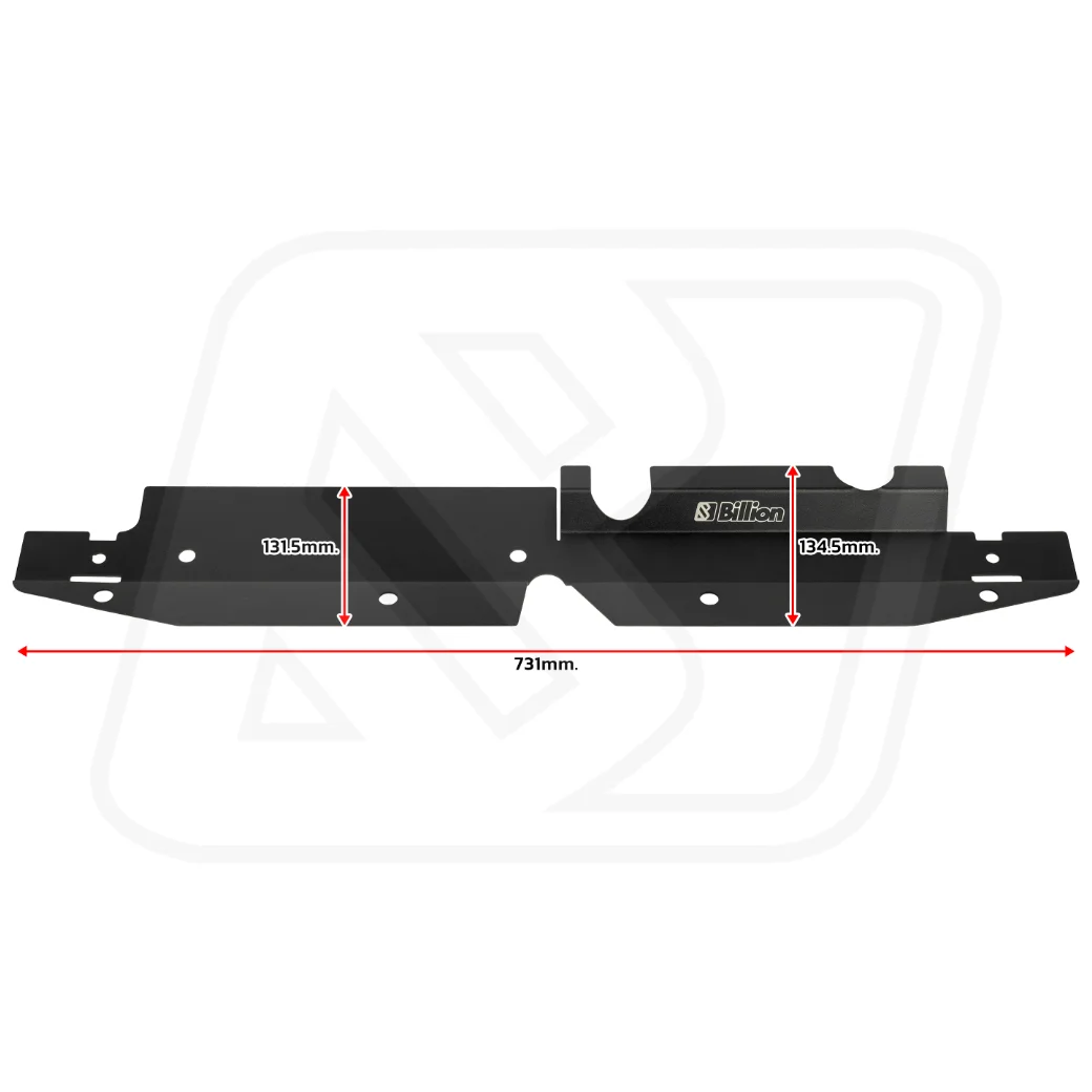 แผ่นอลูมิเนียม Billion ปิดหม้อน้ำ SUBARU WRX/STI 2008–2014 [BLACK/RED]