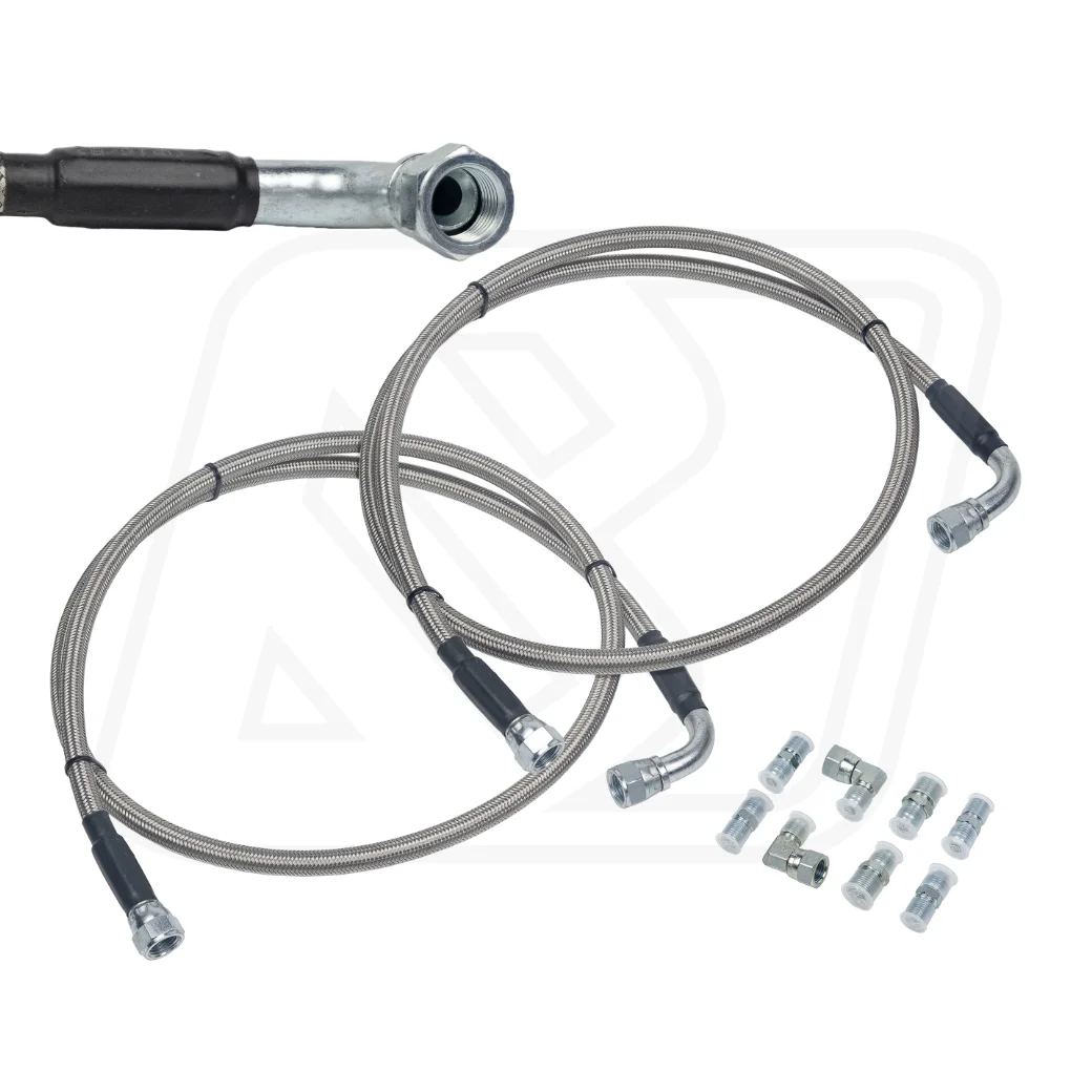 Billion ชุดสายอ่อนเลี้ยงแกนเทอร์โบ / สายออยเกียร์ AN6 ยาว 1.4 เมตร (2 เส้น)