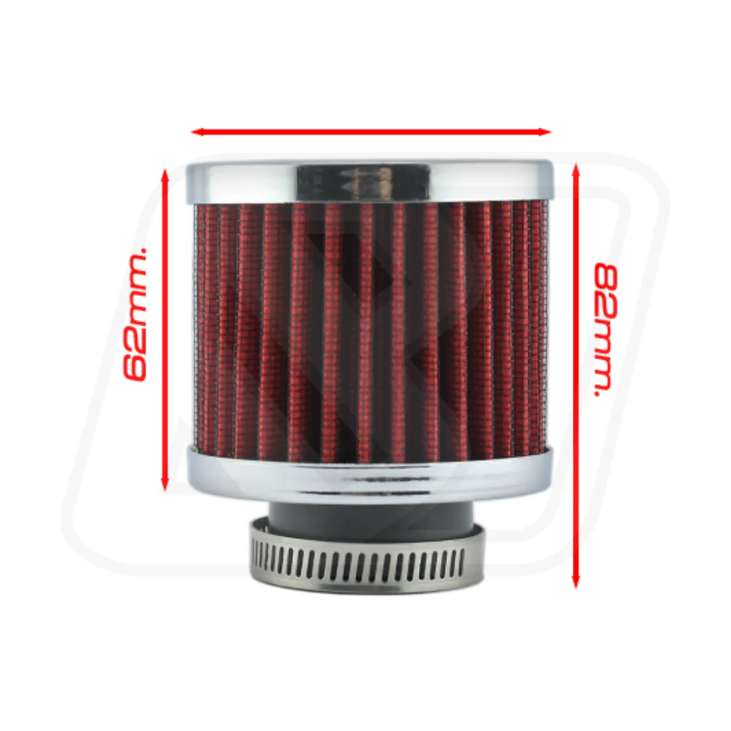 กรองดักไอ Billion Mini Breather Filter Silver 35mm.