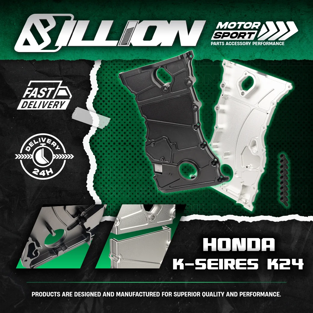 Billion Timing Chain Cover K-Series K24 [BLACK]