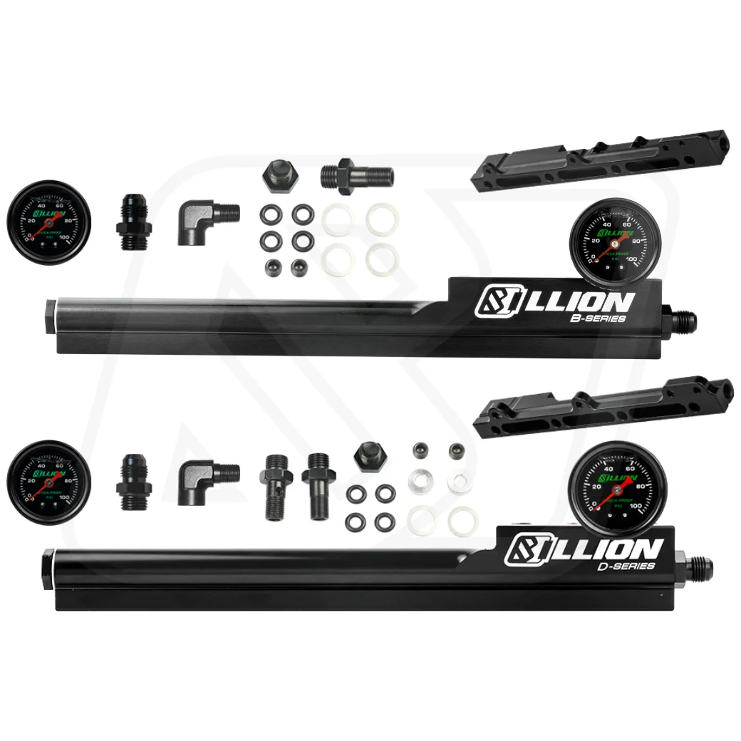 ชุดรางหัวฉีด Billion BLACK สำหรับ HONDA B-Series / D-Series