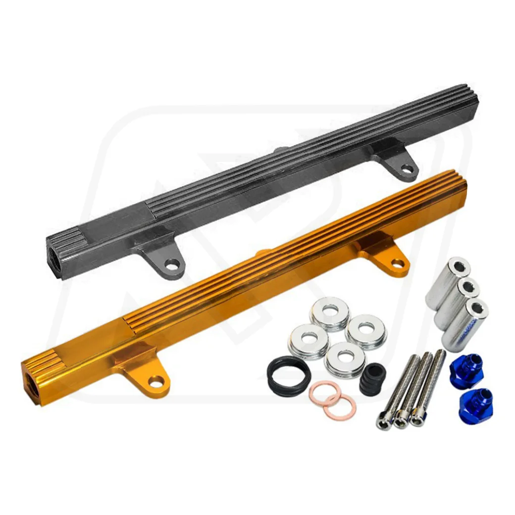 Billion รางหัวฉีด สำหรับ NISSAN เครื่อง SR20 (S13) สี GOLD / BLACK