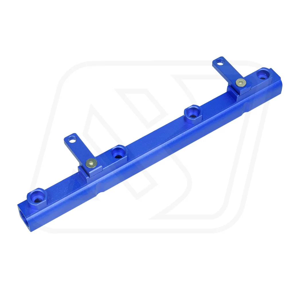 รางหัวฉีด Billion สำหรับ NISSAN เครื่อง SR20 (S14) สีดำ / สีน้ำเงิน
