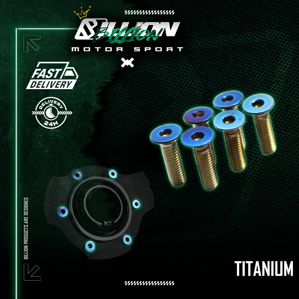 Billion น็อตพวงมาลัย (สีไทเท)