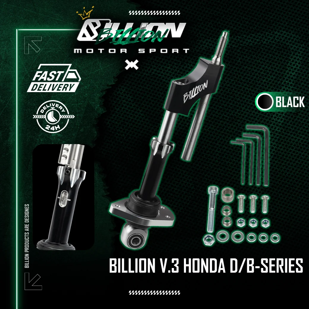 ควิกชิฟ Billion V.3 สำหรับ HONDA เครื่อง B-Series / D-Series (BLACK)