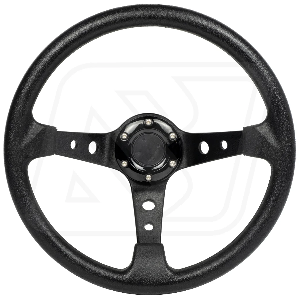 พวงมาลัย Billion Black Series 350 mm ยก 90 mm