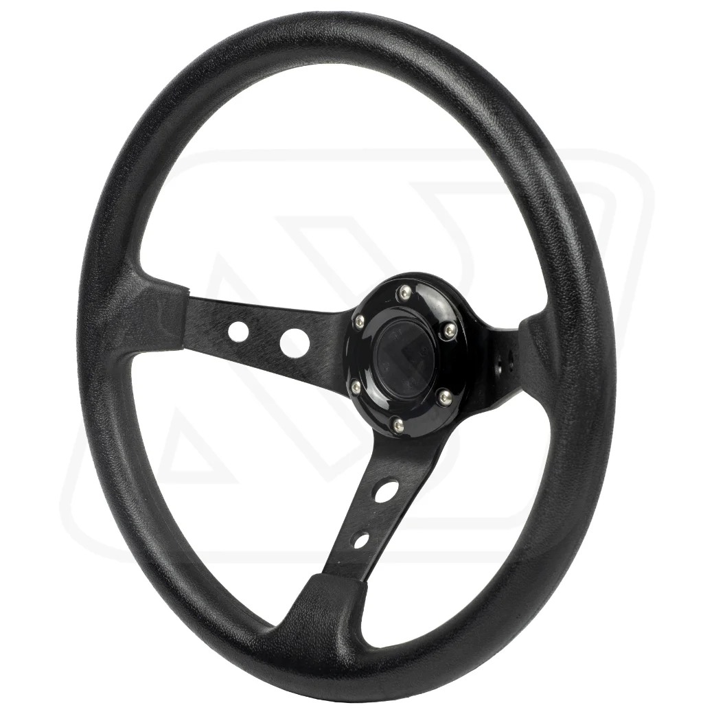 พวงมาลัย Billion Black Series 350 mm ยก 90 mm