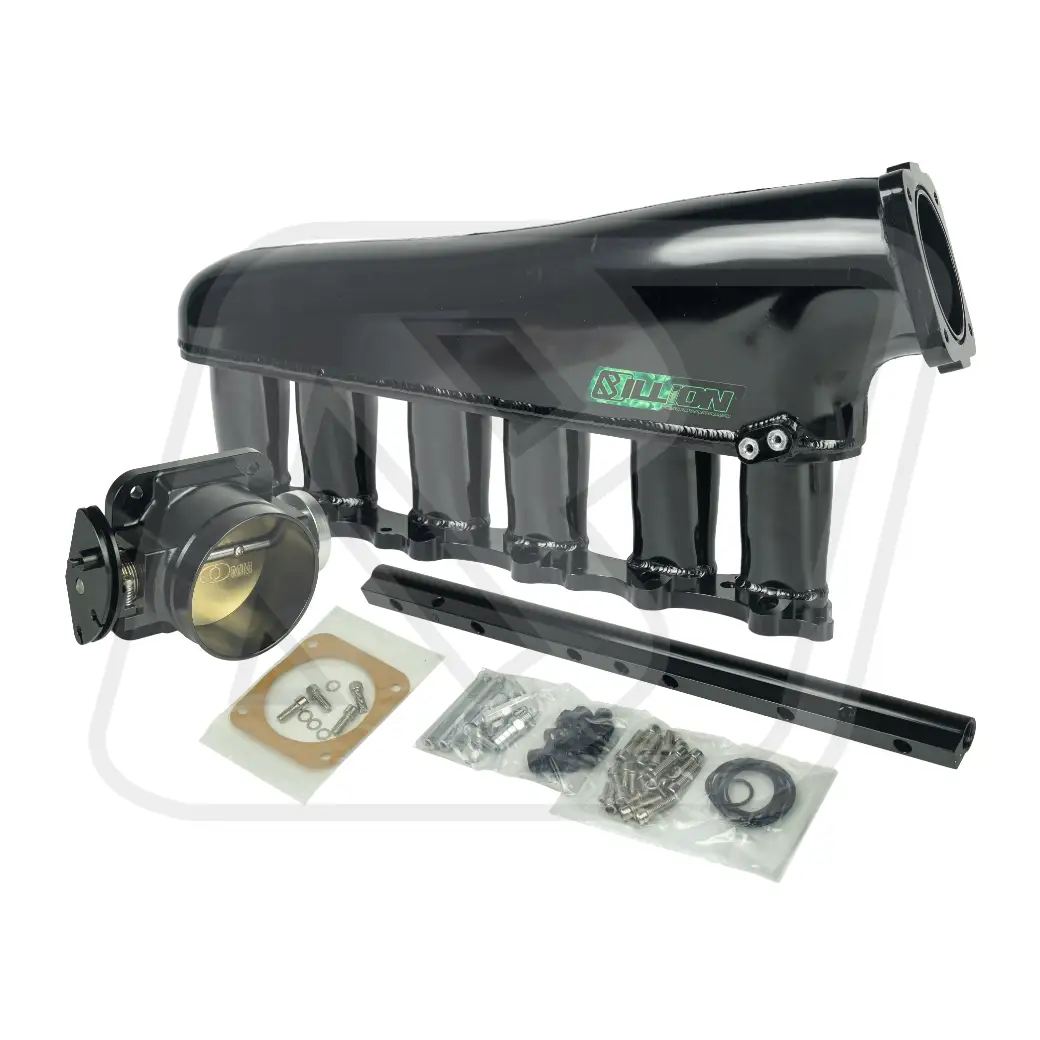 คอไอดี Billion CNC + ลิ้น 90 mm + รางหัวฉีด Toyota 2JZ-GTE Black