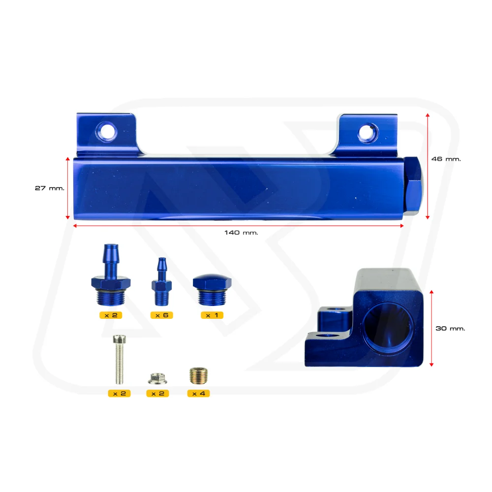 รางรวมแวคคั่ม Billion Air Control Valve Kit [BLUE]