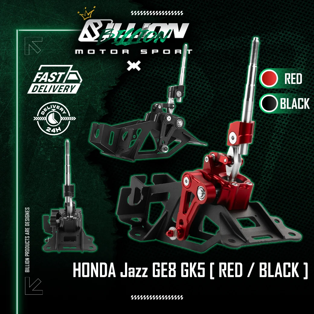 แท่นเกียร์ Billion CNC สำหรับ HONDA Jazz GE8 / GK5 [BLACK]