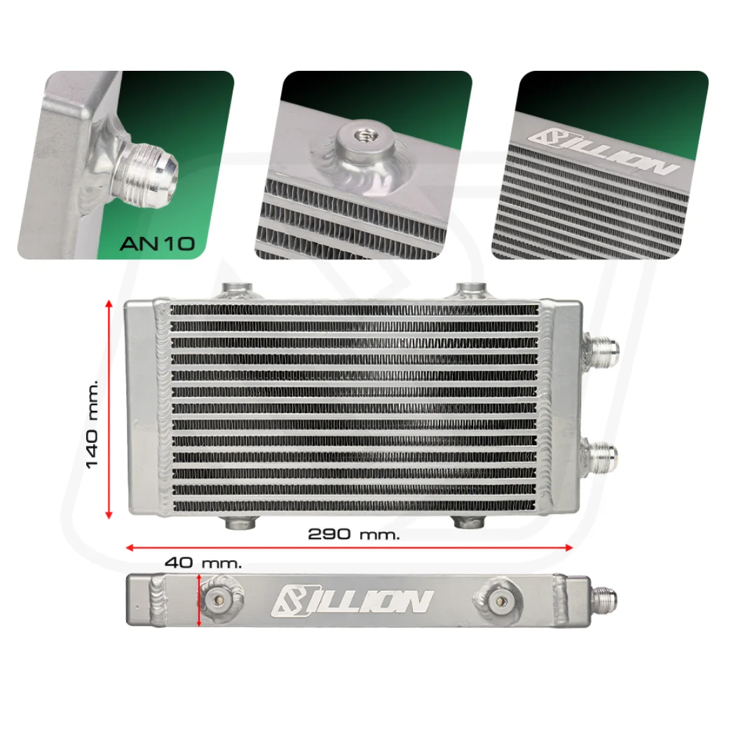 แผงออยคูลเลอร์ Billion AN10 Dual-Pass 290