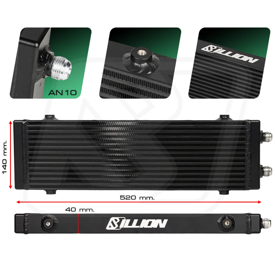 แผงออยคูลเลอร์ Billion AN10 Dual-Pass 520