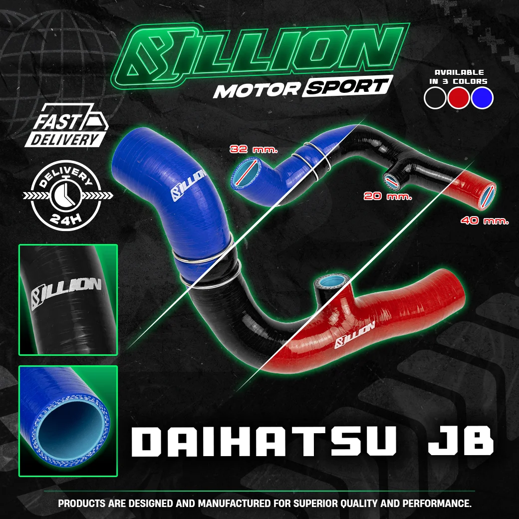 ท่อกรองอากาศ Billion Daihatsu เครื่อง JB [BLACK]